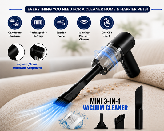 3-in-1 Mini Vacuum Cleaner